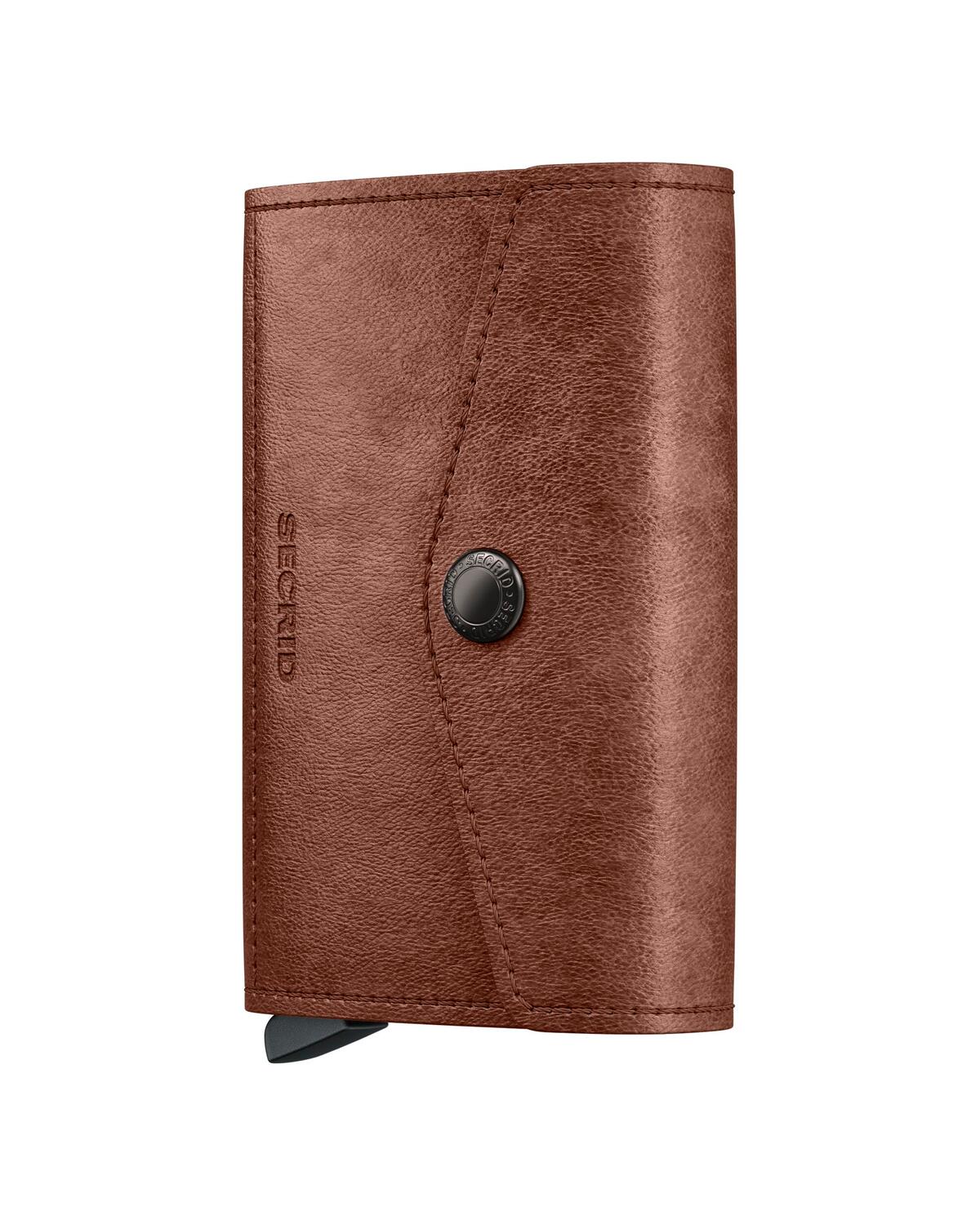 Enveloppe kortholder - Vintage Cognac